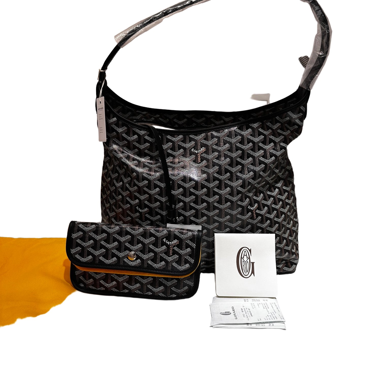 New GOYARD Hobo Black PHW Hobo Bag Black