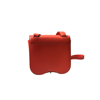 Used HERMÈS Epsom leather MINI DELLA Shoulder Bag 0E Rose Texas