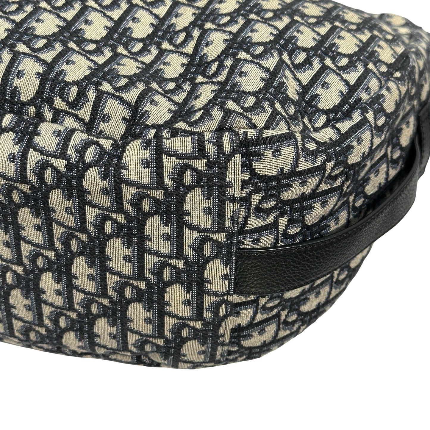 Used DIOR Canvas Oblique Saddle Messenger Bag GHW