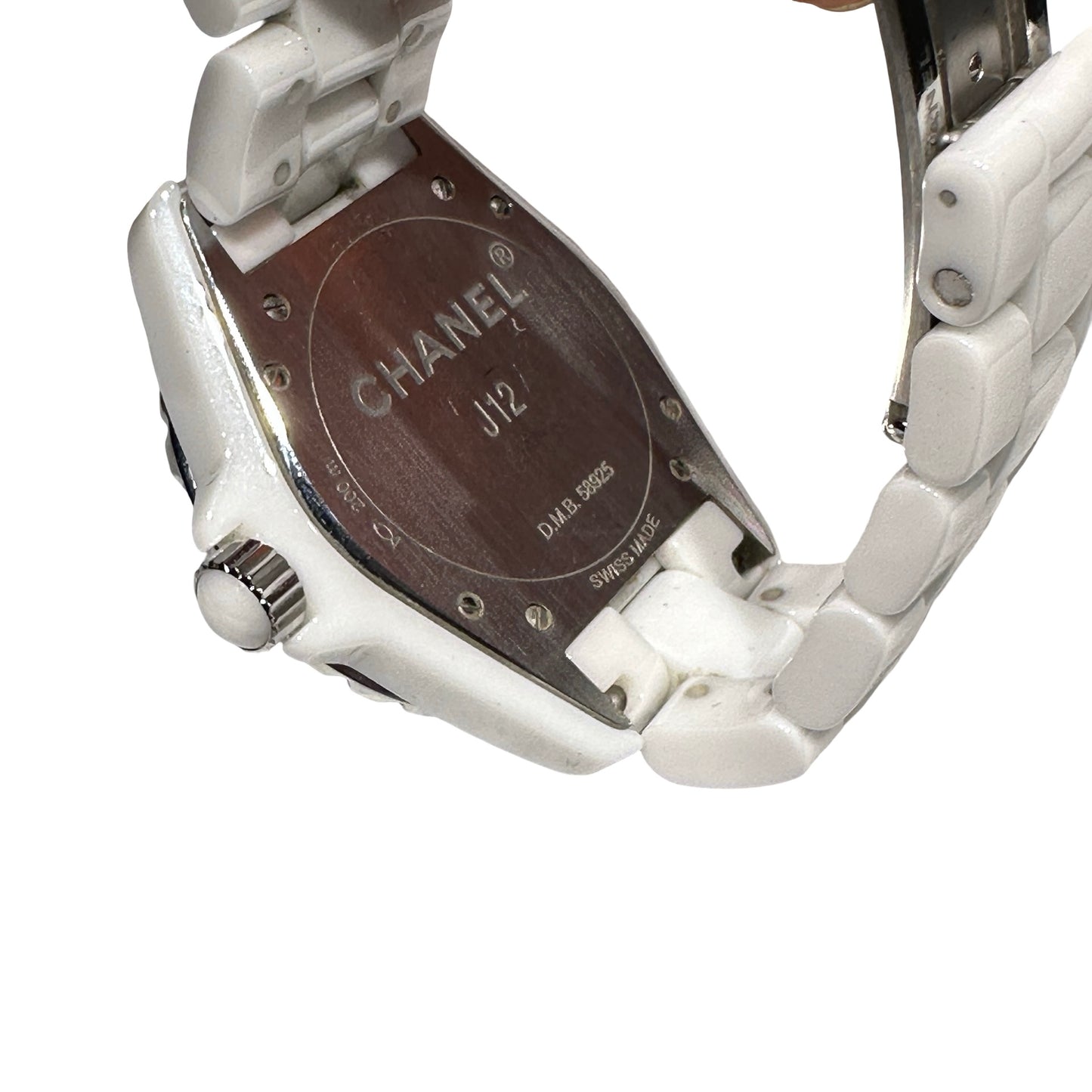 Used Chanel J12 Watch White Silver