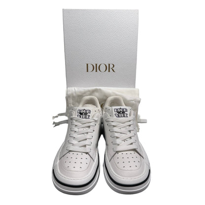 Dior Calfskin Leather Dior Vibe Sneakers White