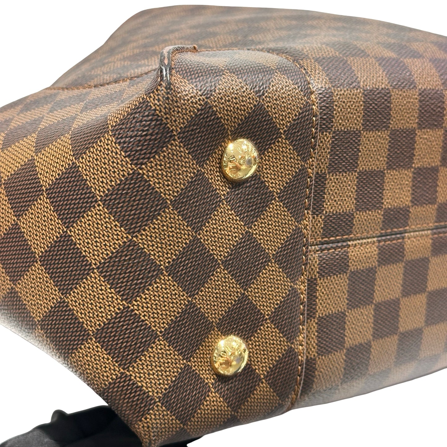 Used LOUIS VUITTON Monogram coated canvas Damier Cassa Hobo Shoulder Bag Brown GHW