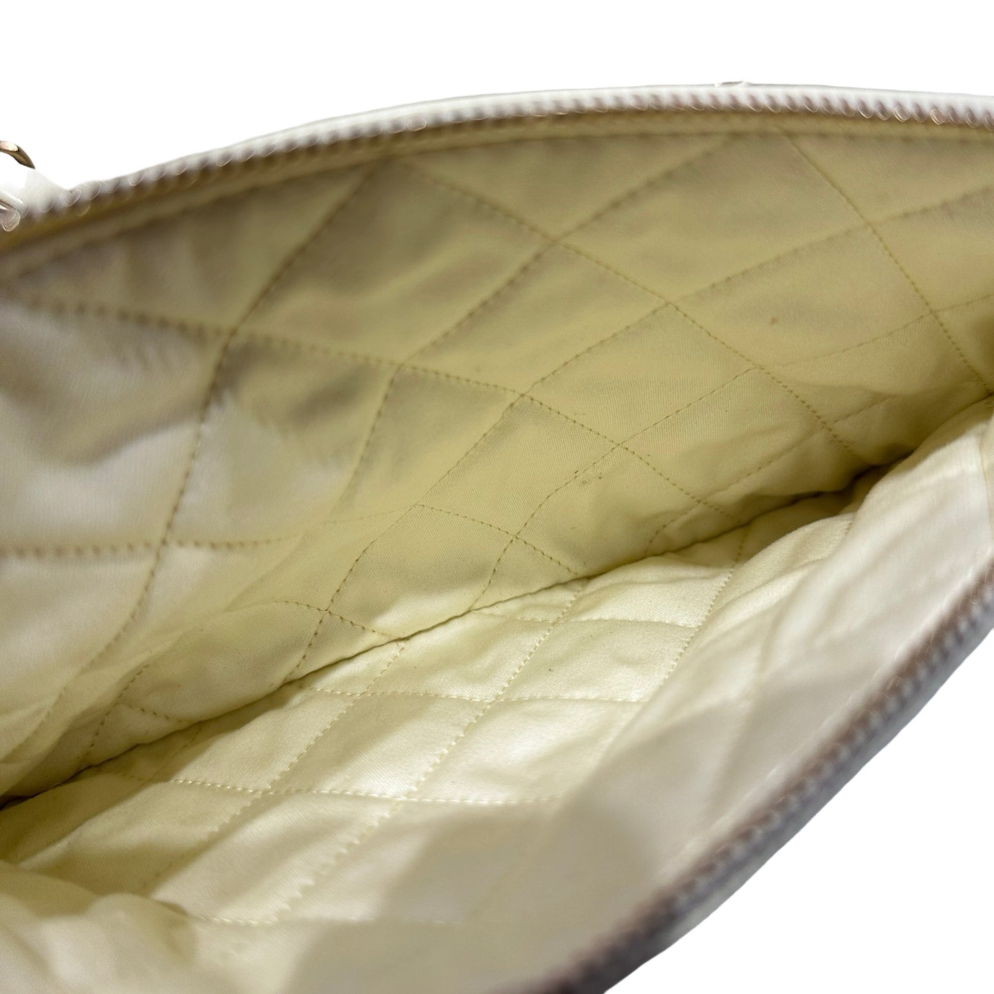 Used CHANEL Shoulder Bag Navy Beige GHW