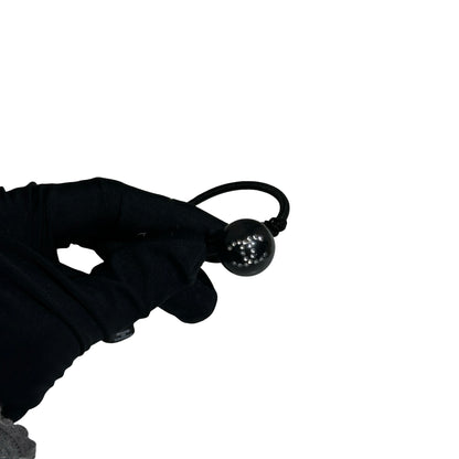 New CHANEL Hair Tie Hair Tie Black PHW