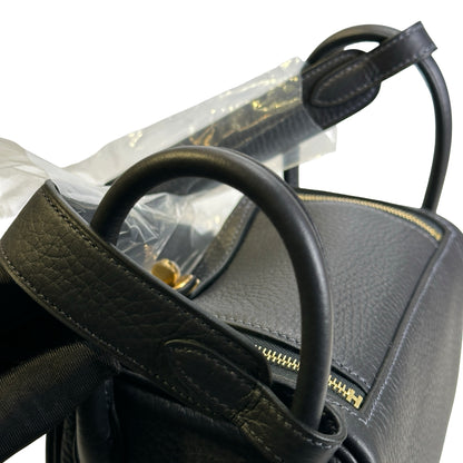 Brand New HERMES Clemence Mini Lindy Handbag Caban GHW