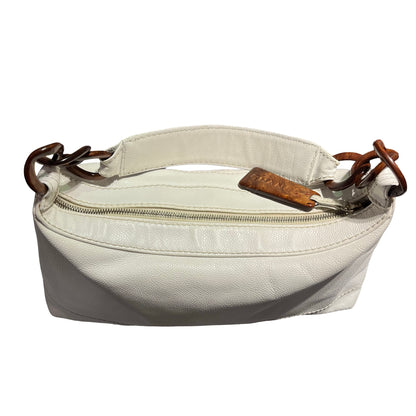 Used CHANEL Shoulder Bag White PHW