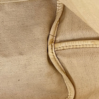 Used GOYARD PVC Saint Louis Tote PM Tote Bag White PHW