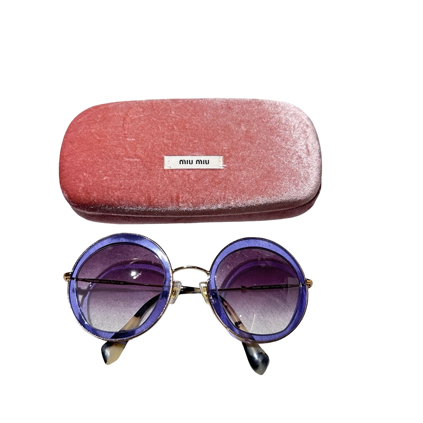 Used MIU MIU Sunglasses Pink