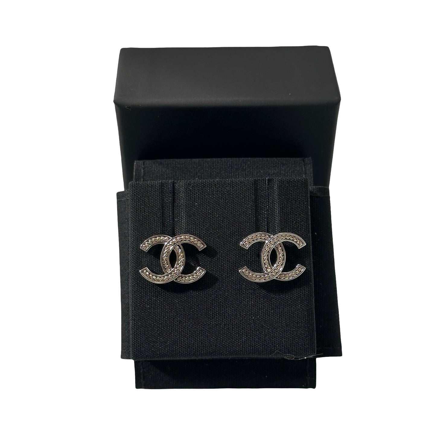 Used CHANEL Yellow Gold Earrings PHW