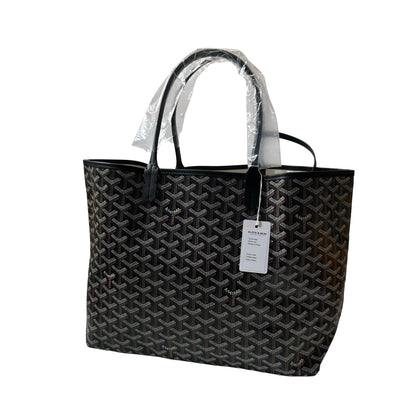 New GOYARD Tote PM Shoulder Bag Black PHW