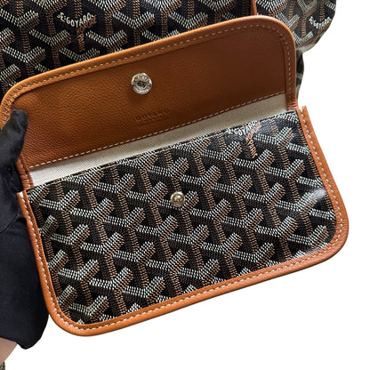 Used GOYARD Goyardine HOBO BAG Hobo Bag Black Brown