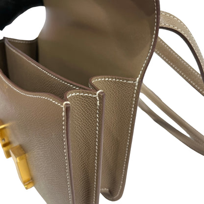 Used HERMES Epsom Constance Cross body bag Etoupe