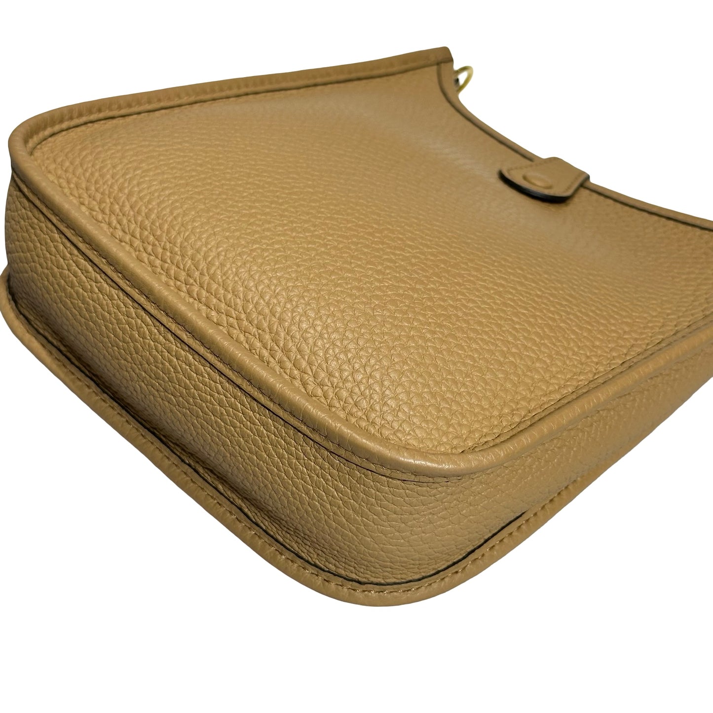 Used HERMÈS MINI EVELYNE Shoulder Bag Brown GHW