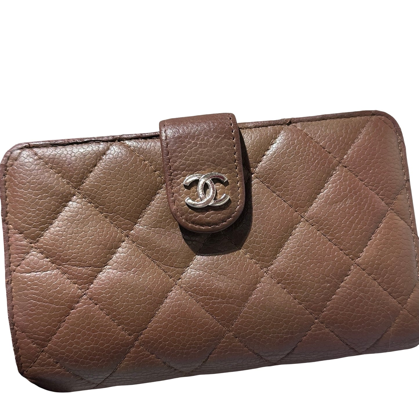 Used Chanel Wallet Brown PHW