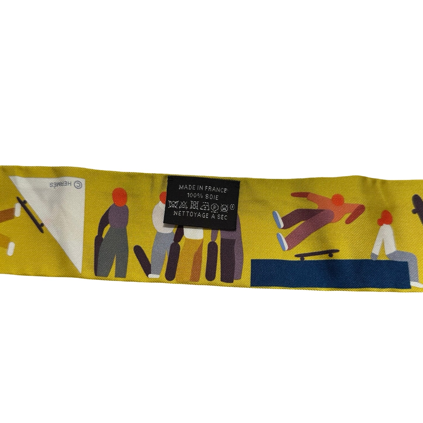 Used HERMÈS Silk Scarf Yellow