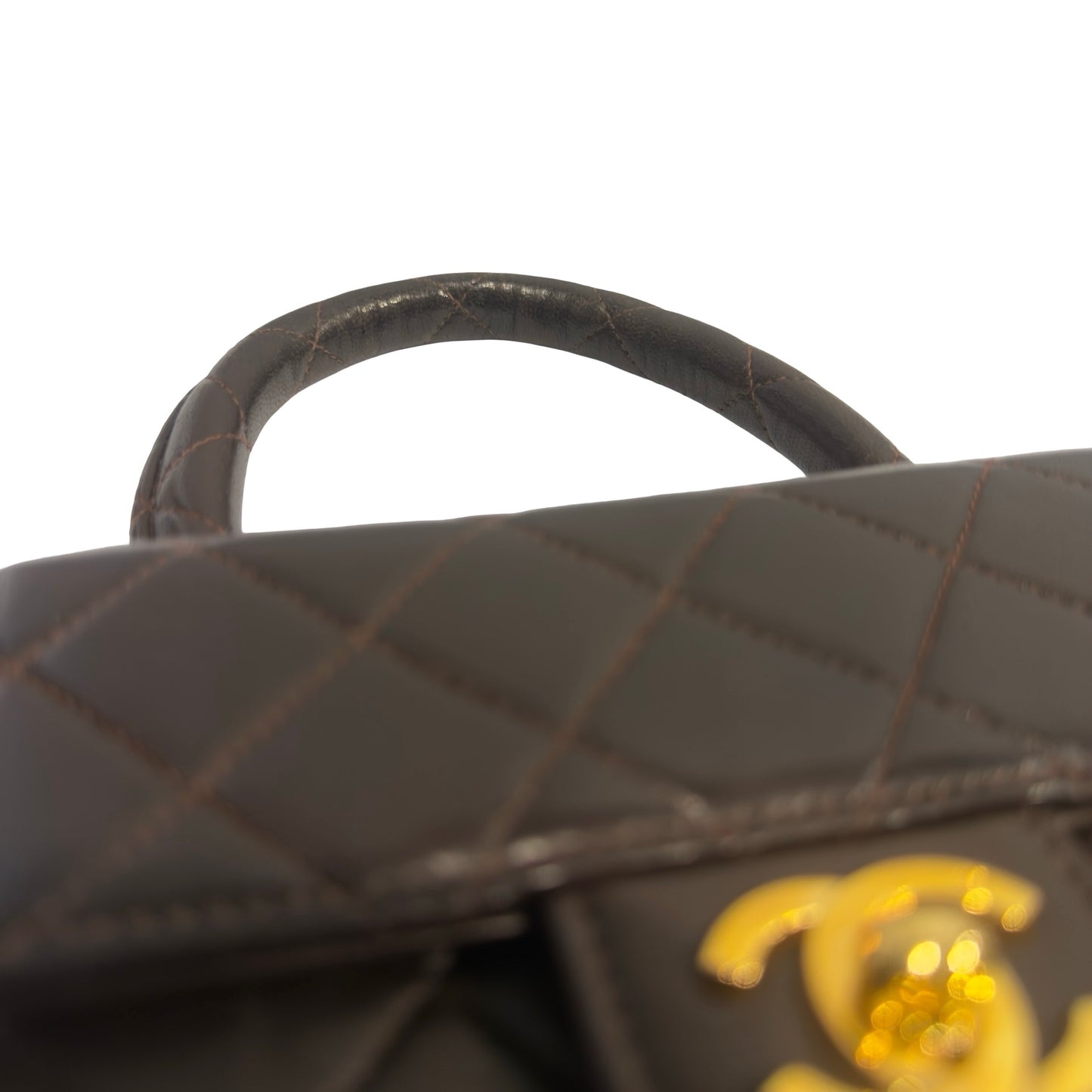 Used CHANEL Matelasse Vintage Kelly Handbag Black