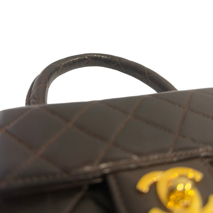 Used CHANEL Matelasse Vintage Kelly Handbag Black