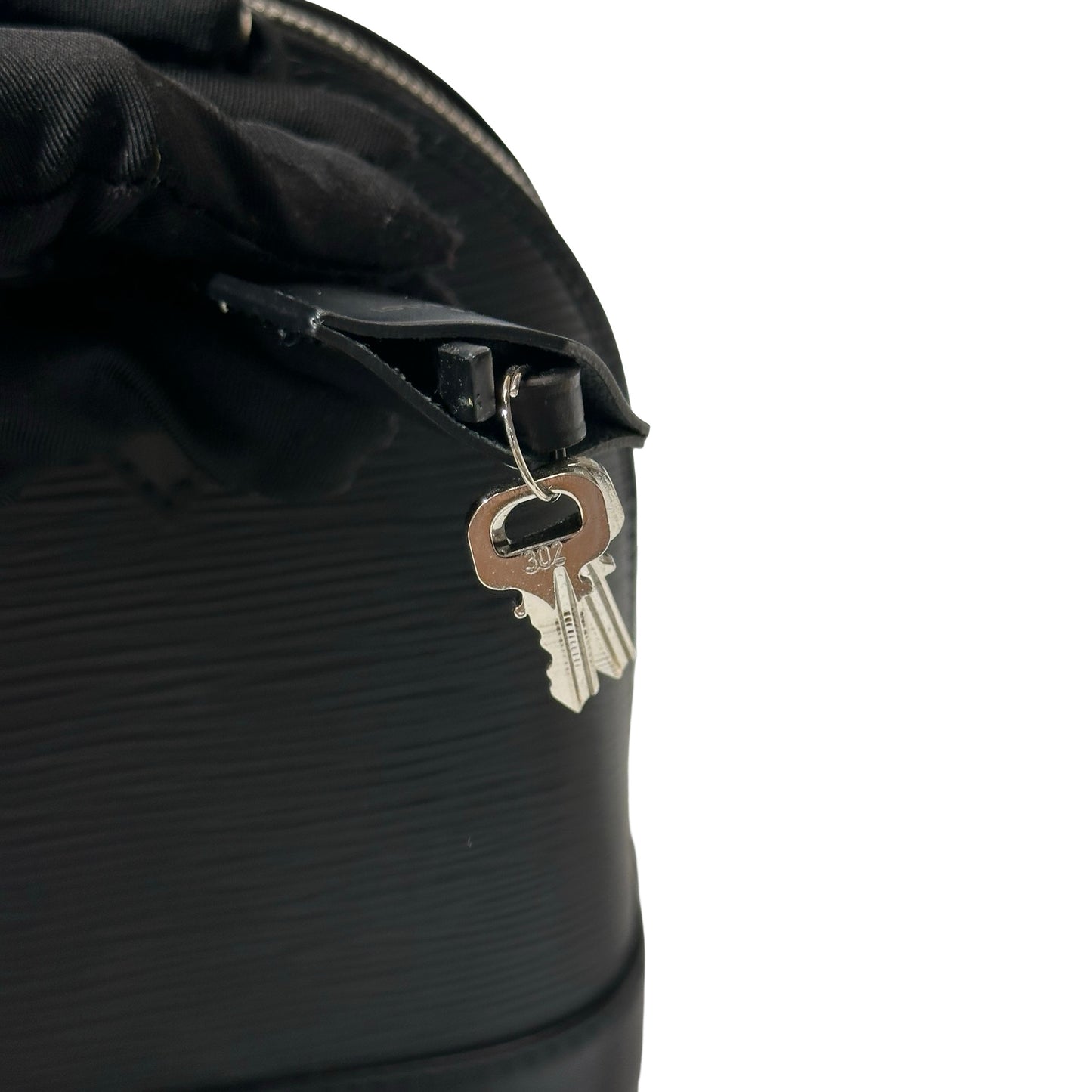 Used Louis Vuitton Epi Leather Alma BB Shoulder Bag Black PHW