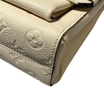 Used LOUIS VUITTON Monogram Empreinte Leather Vavin BB Shoulder Bag Ivory GHW