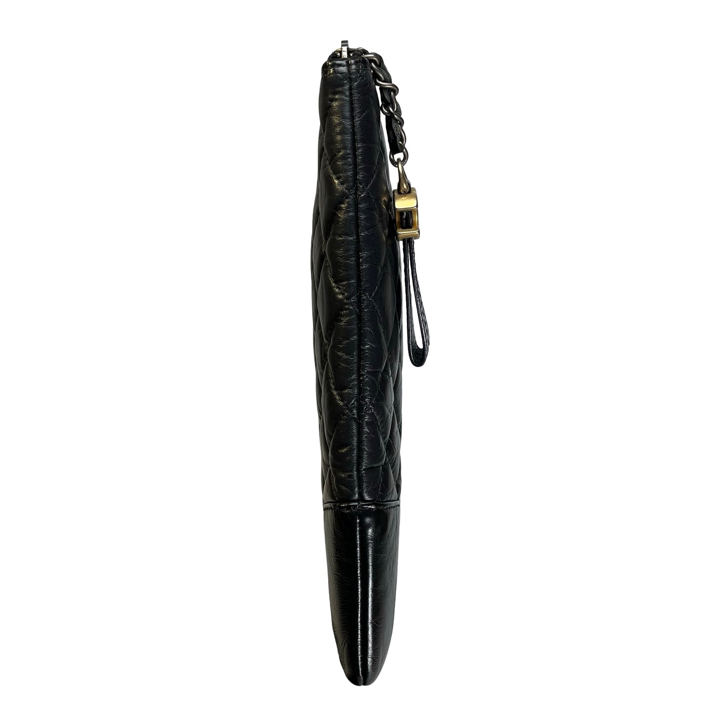 CHANEL Caviar Clutch Clutch Black GHW