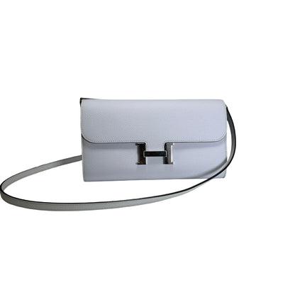 Used HERMES Epsom Constance to go Cross body bag Gris Platine PHW