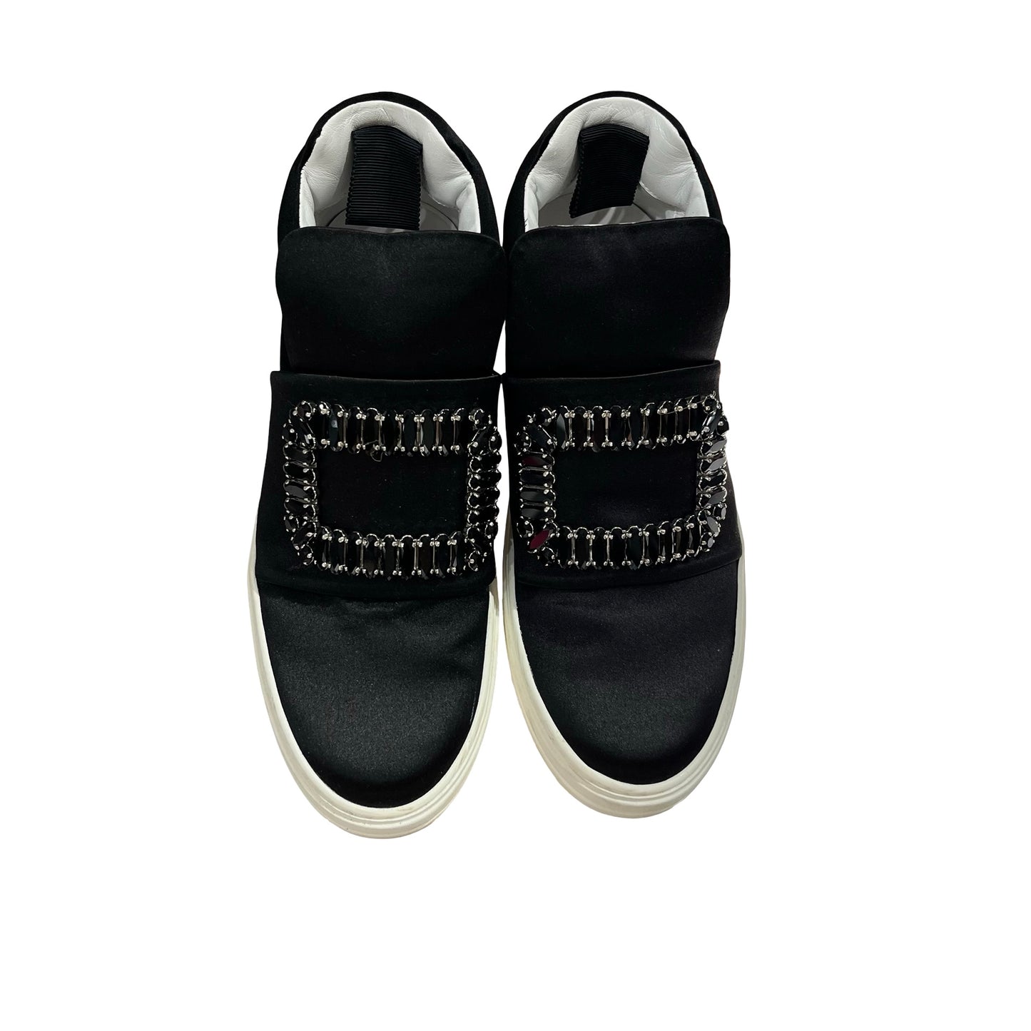 Used Roger Vivier Sneakers Black White