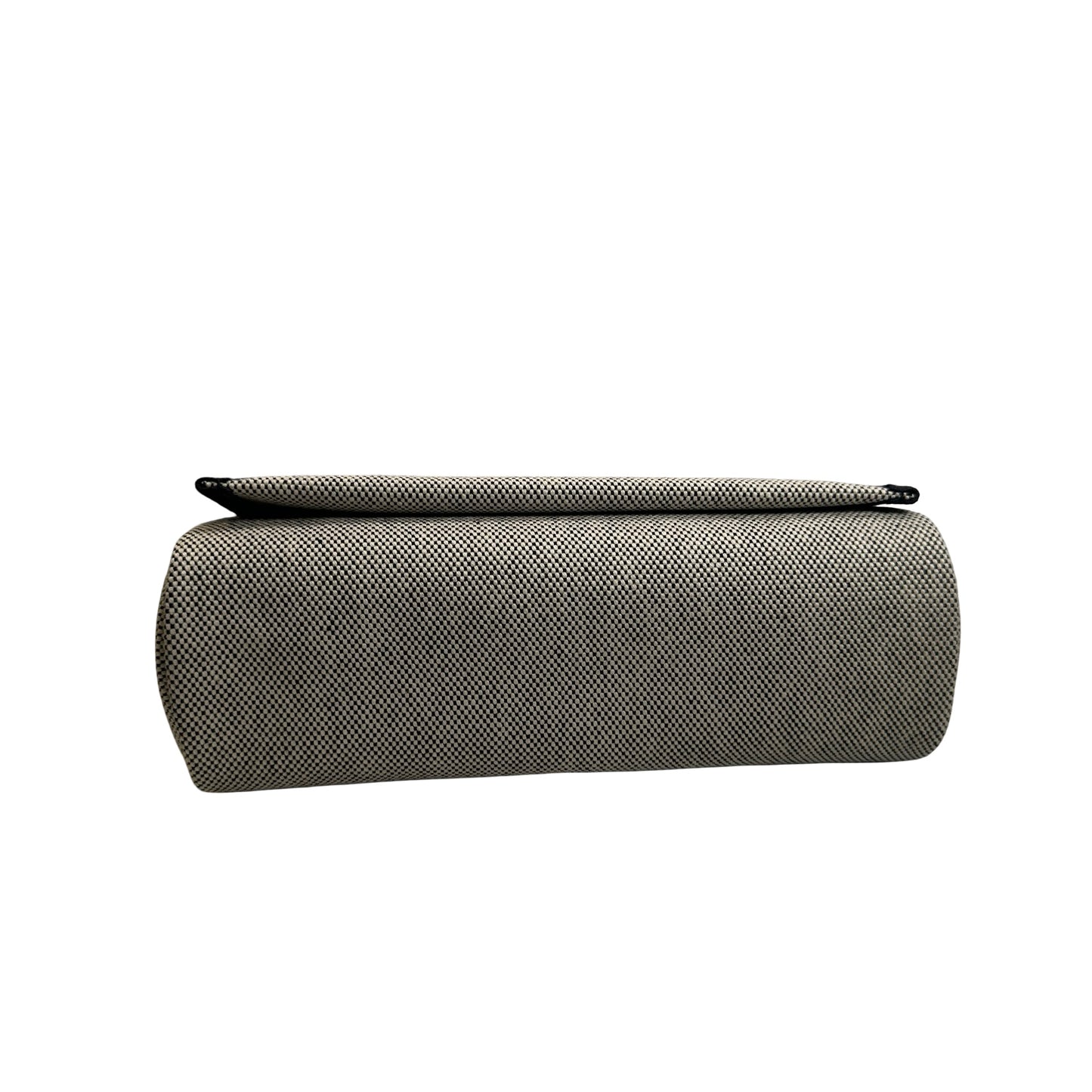 Brand New HERMES Canvas Leather Mini Herbag Handbag Navy Beige