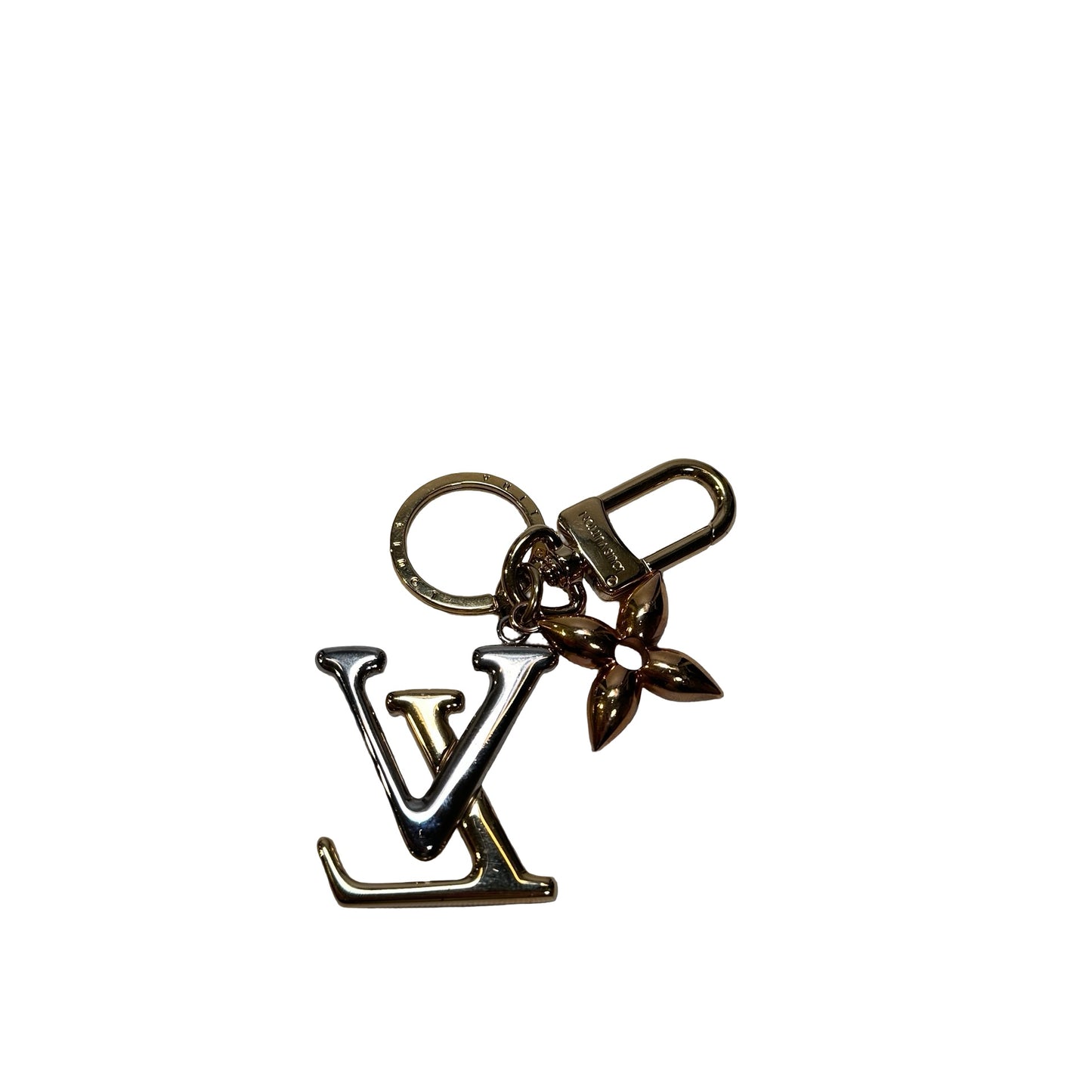 Used LOUIS VUITTON Yellow Gold White Gold Rose Gold Keychain