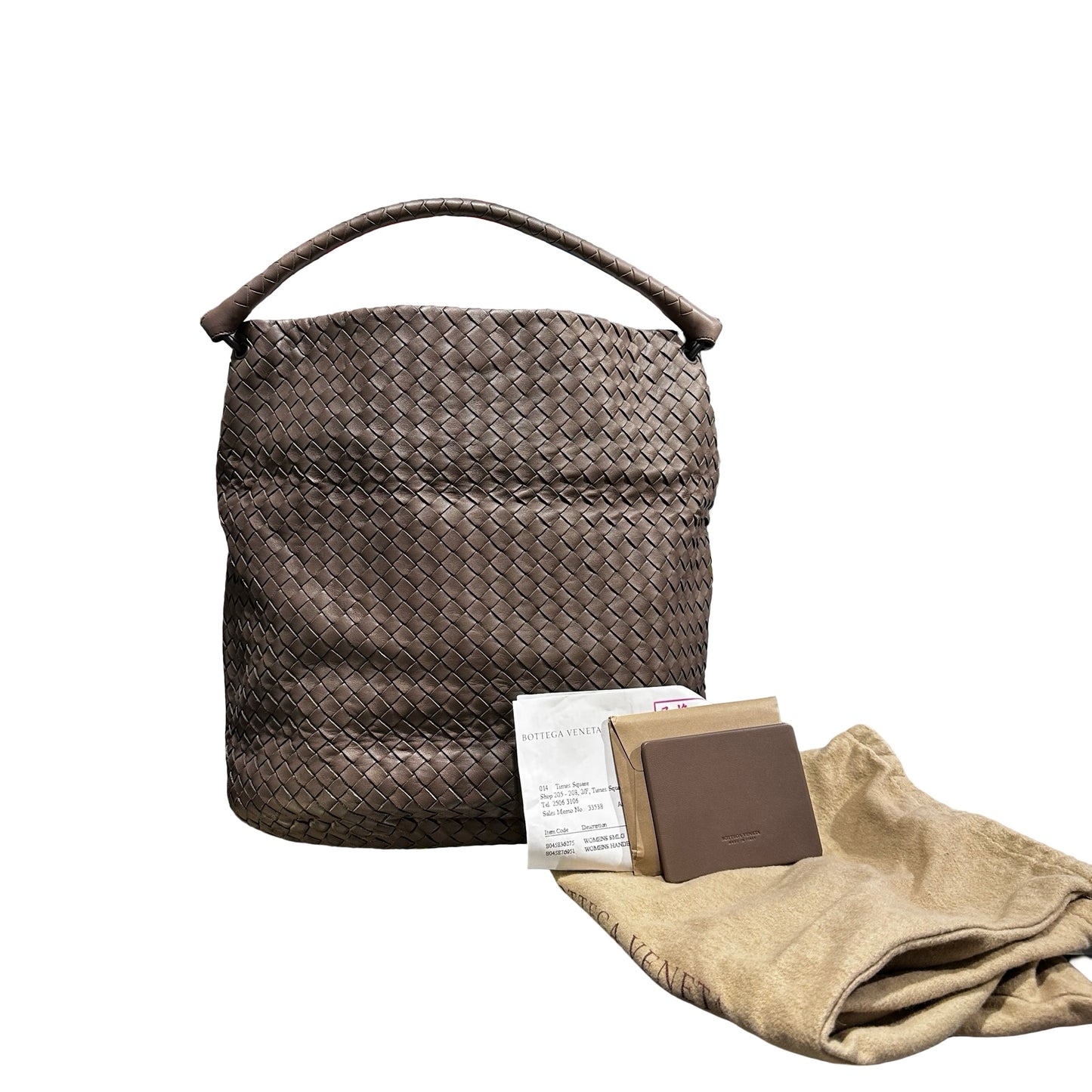 Used BOTTEGA VENETA Shoulder Hobo Bag Brown