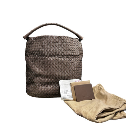 Used BOTTEGA VENETA Shoulder Hobo Bag Brown