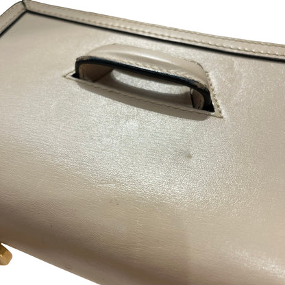 Used LOEWE Barcelona mini Cross Body Bag Beige GHW