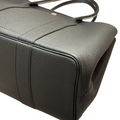 Used HERMÈS GP36 Handbag Black PHW