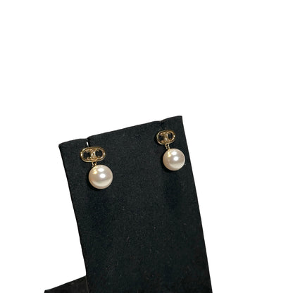Used CELINE Earrings GHW