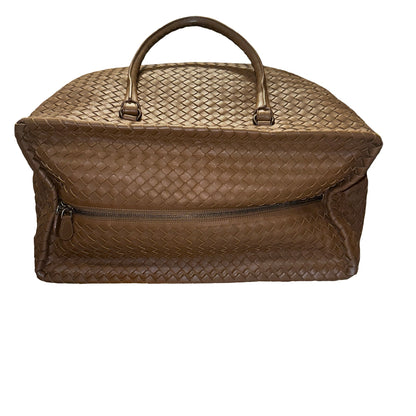 Used BOTTEGA VENETA BRICK TOTE Duffel Bag Brown