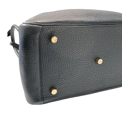 Used Hermès Caviar skin Lindy 26 Shoulder Bag Dark green GHW