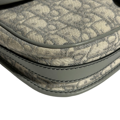Used DIOR Grey White GHW Used Dior Bobby Cross Body Bag Gray GHW