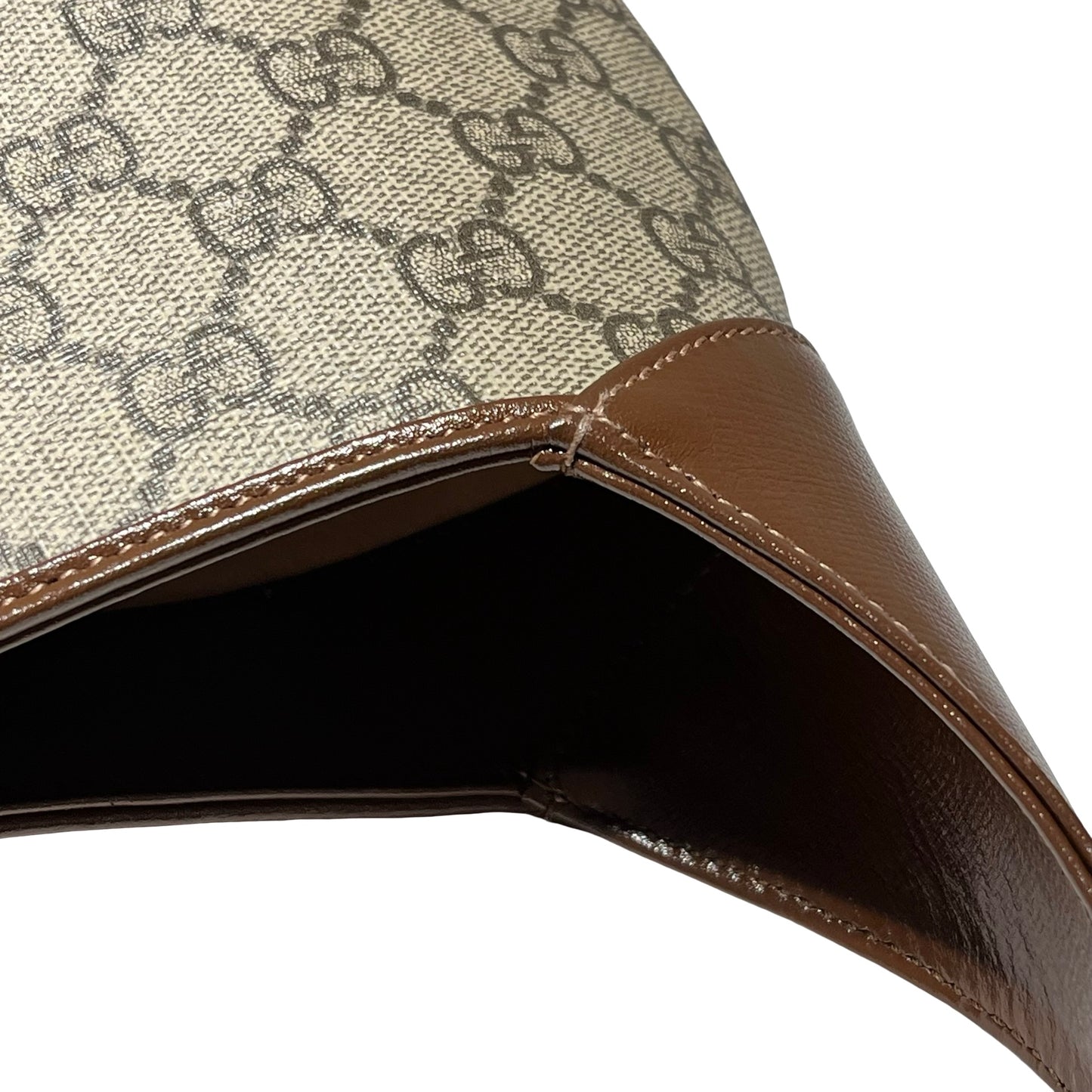 Used GUCCI Shoulder Bag Brown GHW