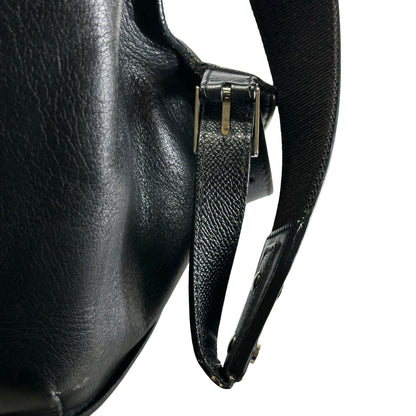 Used BALENCIAGA Leather Backpack Black