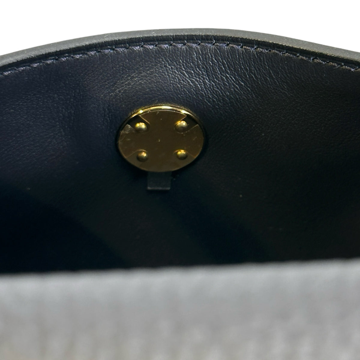 Brand New HERMES Clemence Mini Lindy Handbag Caban GHW