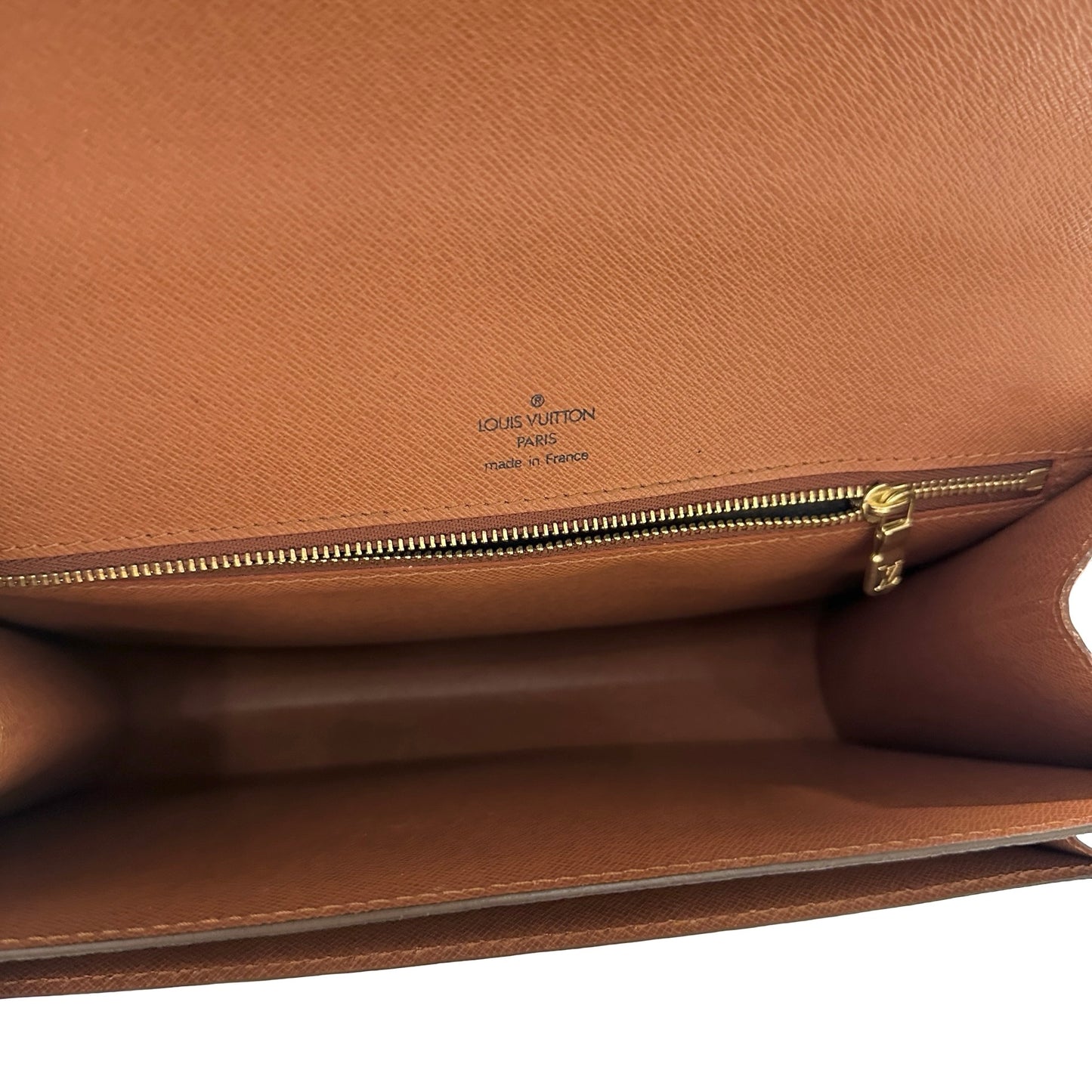 Used Louis Vuitton Monogram Cross Body Bag Brown GHW