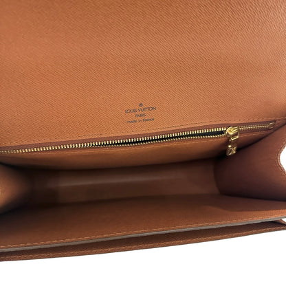 Used Louis Vuitton Monogram Cross Body Bag Brown GHW