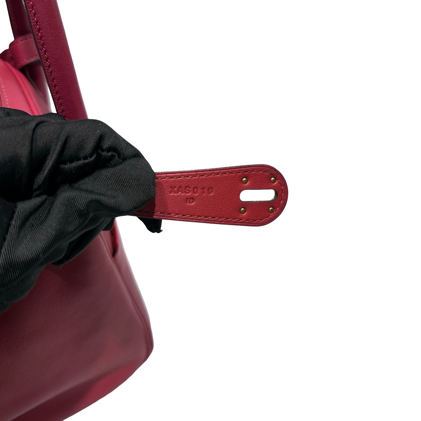 Used HERMÈS Lindy 30 Two Way Shoulder Bag Red Orange (93) GHW