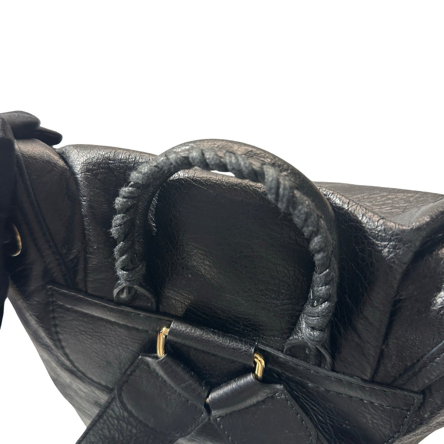 Used BALENCIAGA Backpack Black GHW