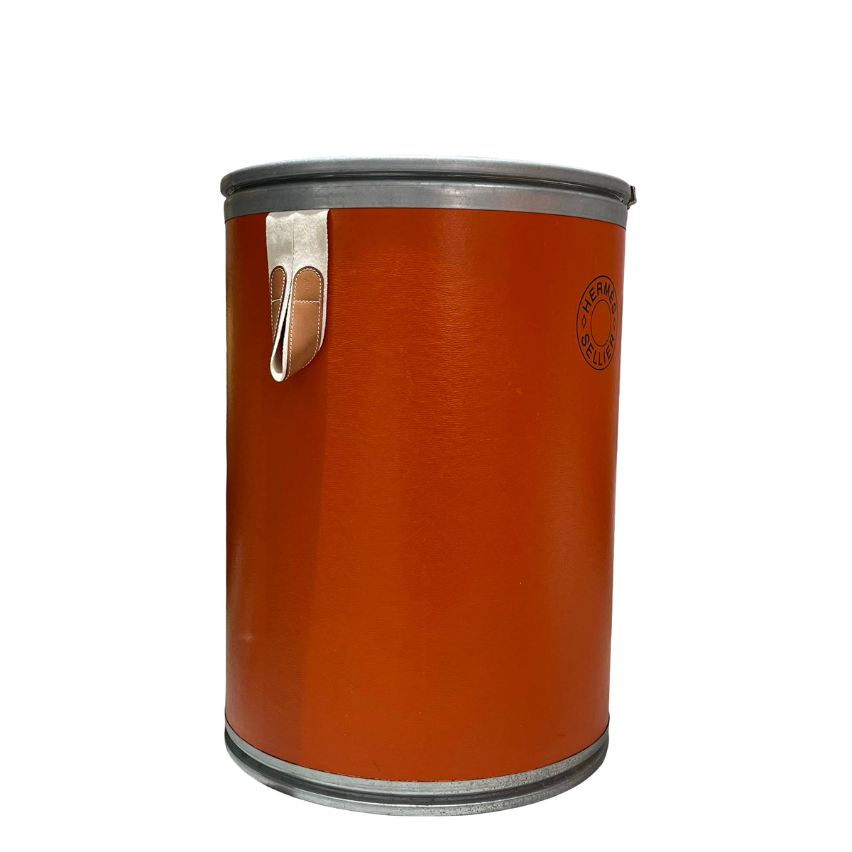HERMES Solid Storage Bin Accessories Orange Silver