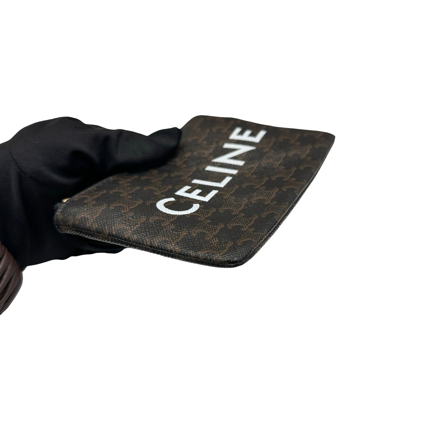 Used CÉLINE Card Case Brown