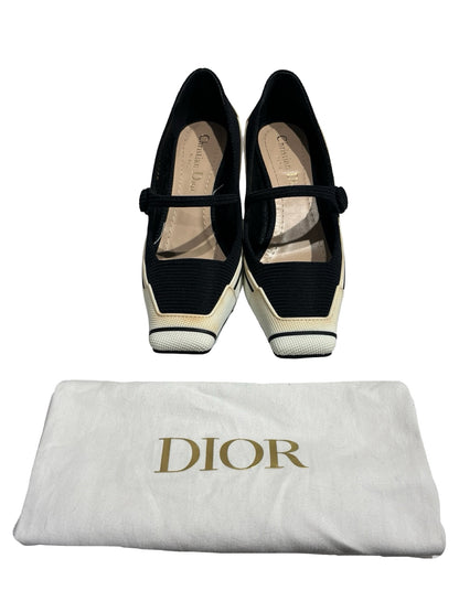 Used DIOR High Heels Shoes Black White