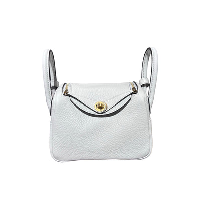 New Hermès TC Cross Body Bag Blue GHW