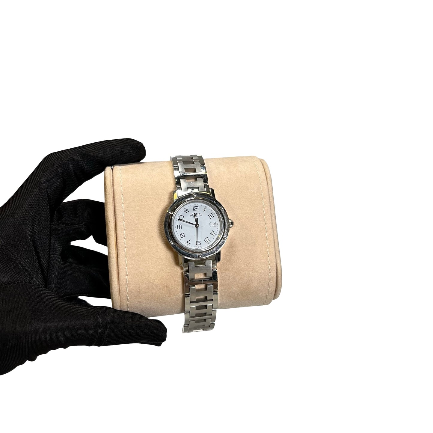 Used HERMES Watch Silver