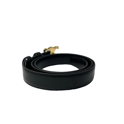 Used CÉLINE Belt Black GHW