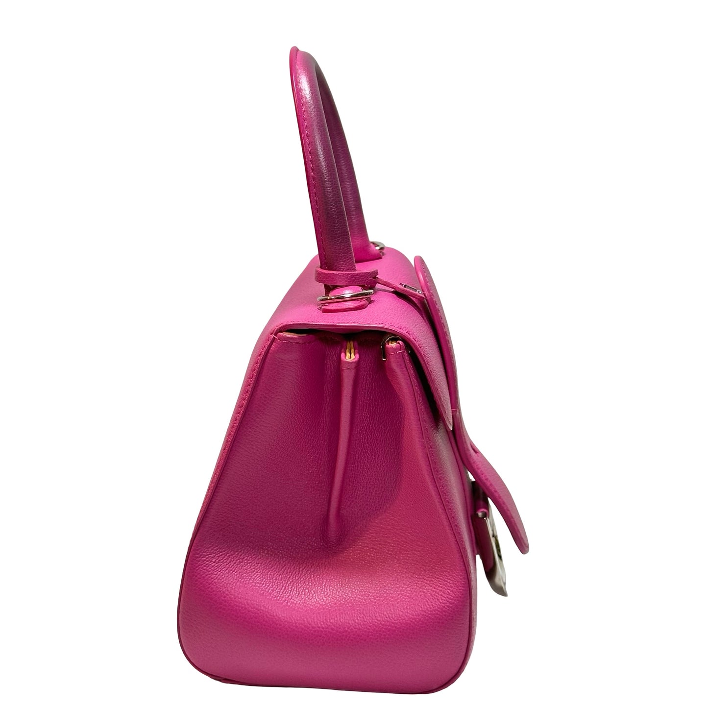Used DELVAUX Calfskin Leather BRILLANT MINI Cross Body Bag